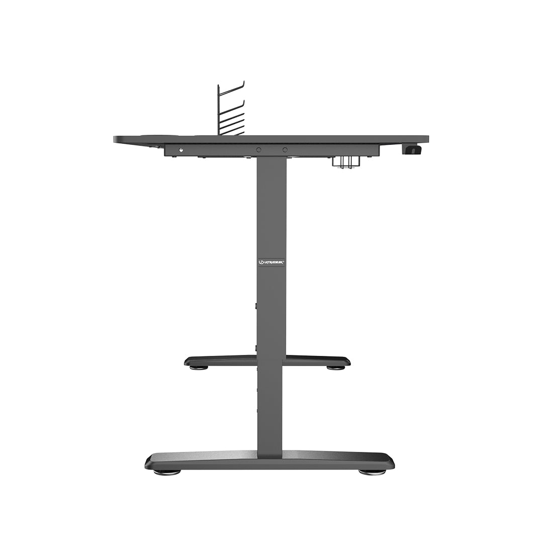 Ultradesk Cruiser Gaming-Tisch – 160 × 70 cm, höhenverstellbar, rot, Stahl