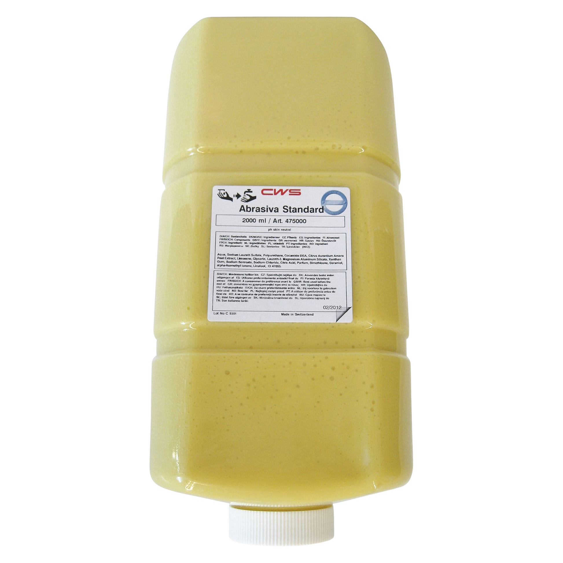 Cws Abrasiver Handreiniger – für Industrie & Werkstätten & Handwerksbetriebe – 8×2 l