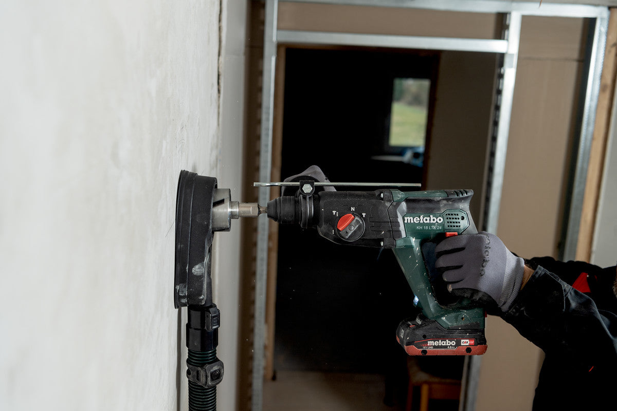 Metabo Bohrhammer KH 18 LTX 24 – 18 V (CAS) – SDS-plus – Beton Ø 24 mm – 2,1 J – Solo – Tragetasche