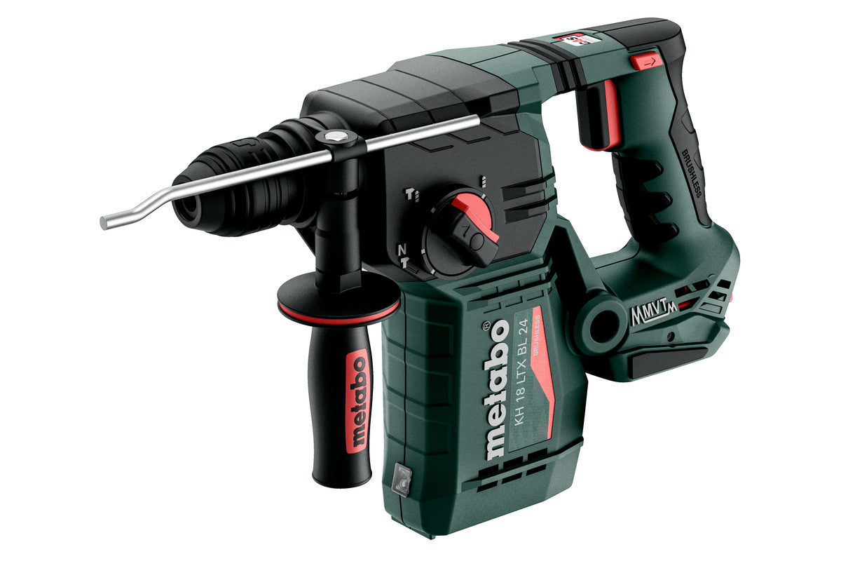 Metabo Bohrhammer KH 18 LTX BL 24 – 18 V (CAS) – SDS-plus – Beton Ø 24 mm – 2,2 J – Solo – Brushless