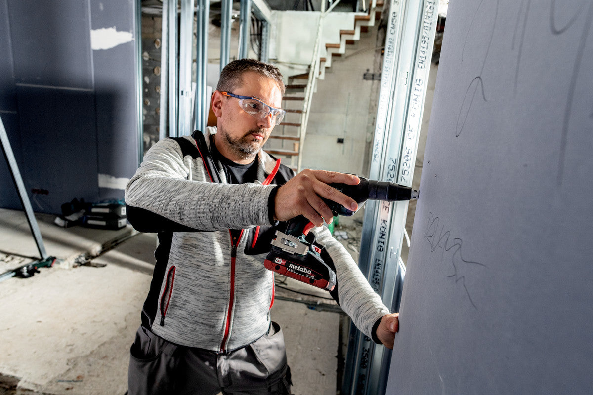 Metabo Trockenbauschrauber TBS 18 LTX BL 5000 – 18 V (CAS) – 1/4" Sechskant-Bithalter – 6 Nm – Solo – Brushless