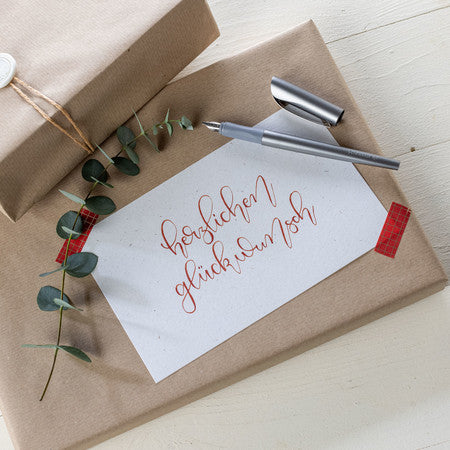 Schneider Schreibgeräte Schneider Callissima Kalligrafie Set – 1,1/1,5/1,8 mm – für Rechts- & Linkshänder – Anthrazit – Patronen