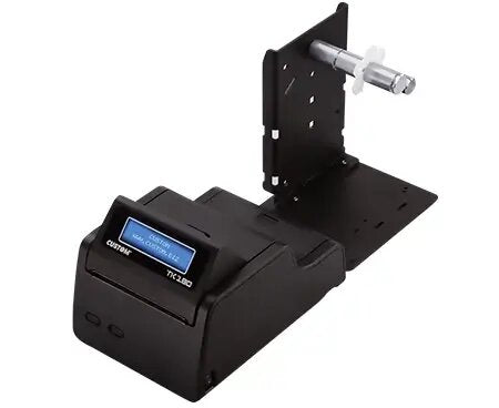 CUSTOM TK180 – Industrie-Etikettendrucker (Thermotransfer), 82,5 mm, 300×300 dpi, 200 mm/s, USB/LAN/RS-232