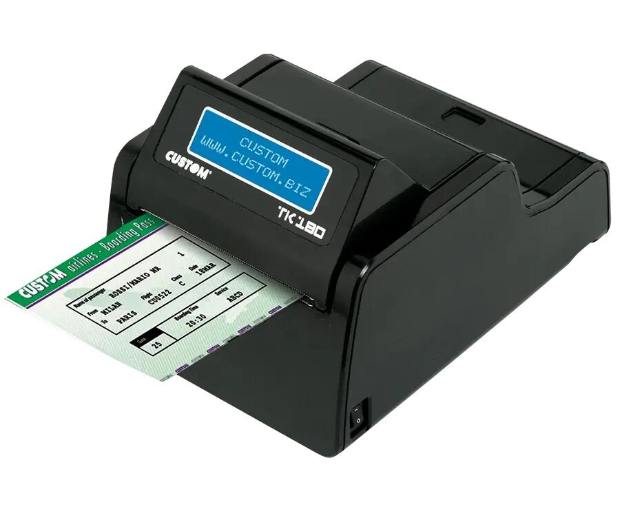 CUSTOM TK180 – POS-Drucker, Thermotransfer, 83 mm, USB/LAN/RS-232, 200 mm/s, Schwarz