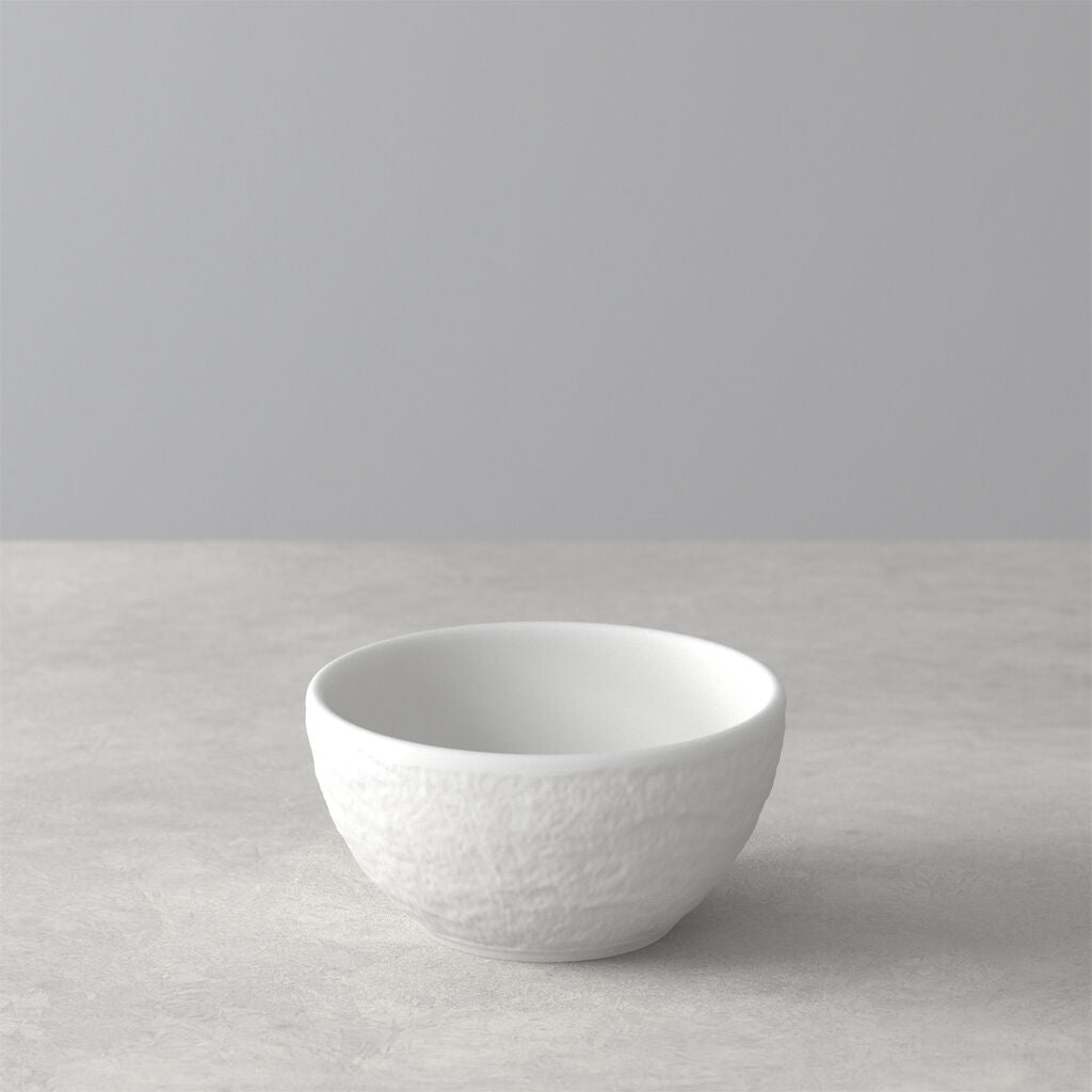 Villeroy & Boch Manufacture Rock Snackschale – 0,06 l, Porzellan, Weiss