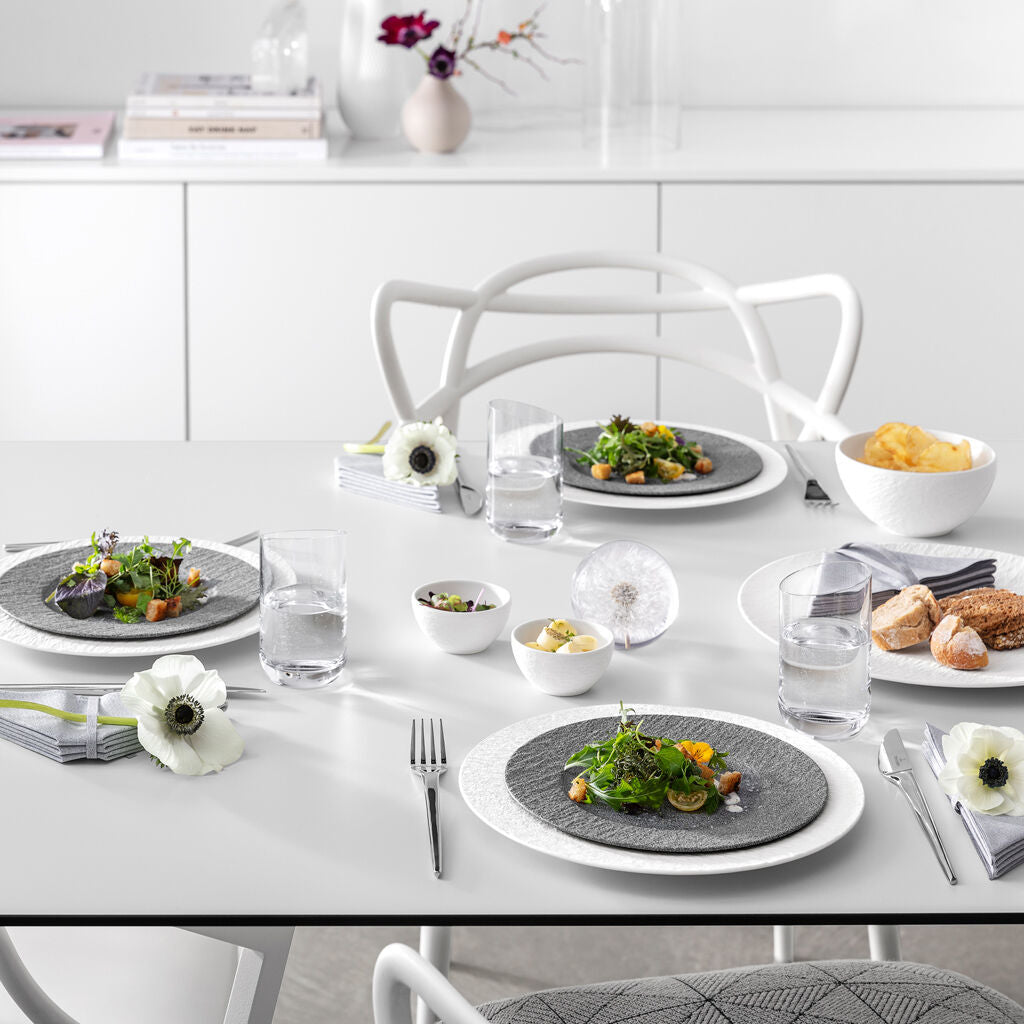 Villeroy & Boch Manufacture Rock Snackschale – 0,06 l, Porzellan, Weiss