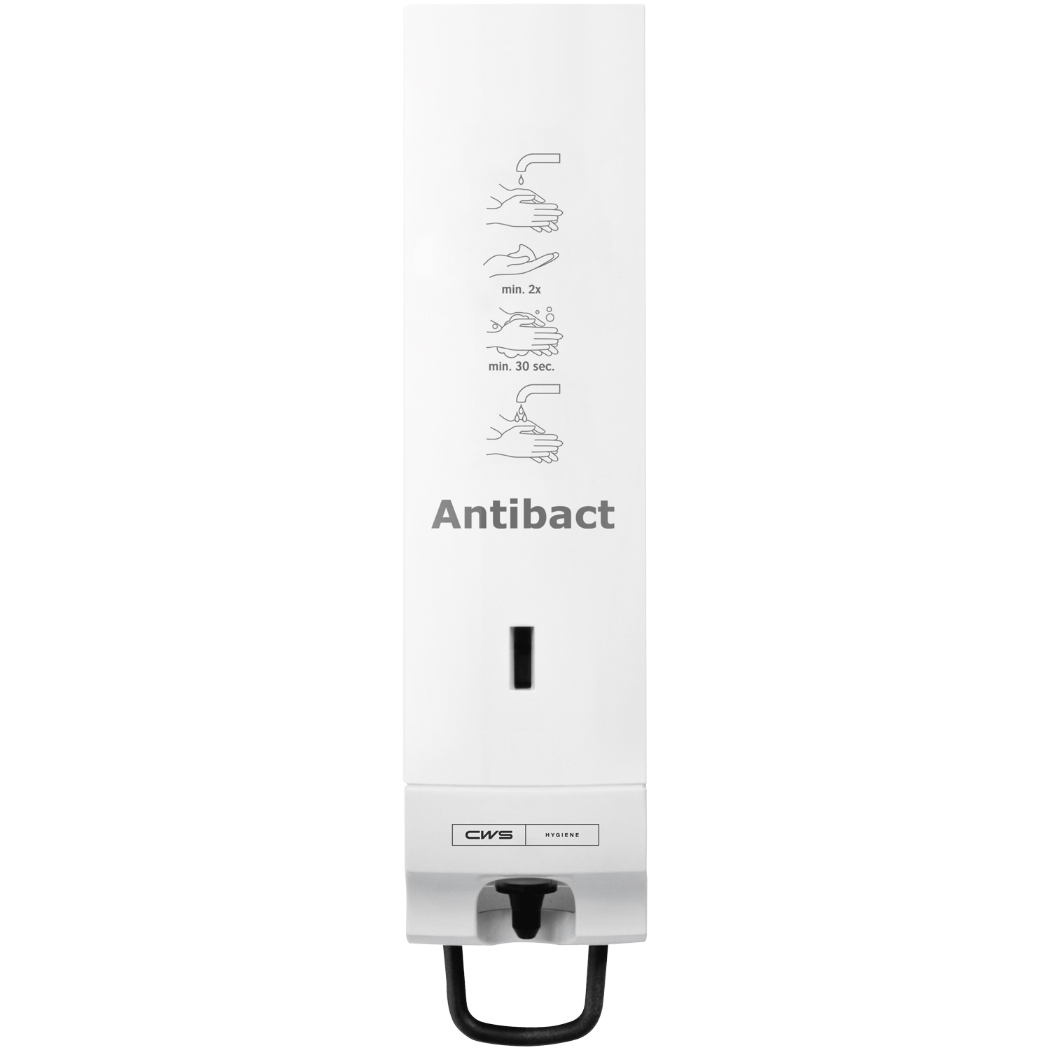 Cws ParadiseLine Antibact Manueller Seifenspender – Wandmontage – 500 ml, Kunststoff