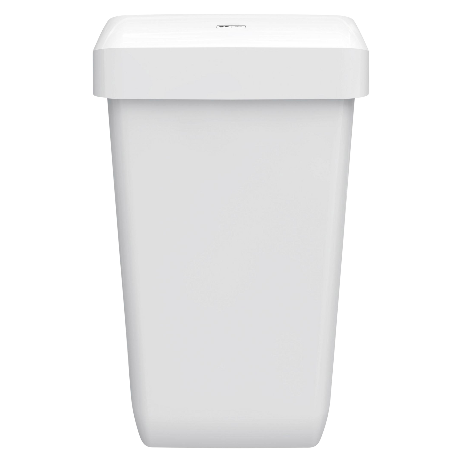 CWS Papierkorb ParadiseLine – 43 l – Kunststoff – Weiss – Wandmontage