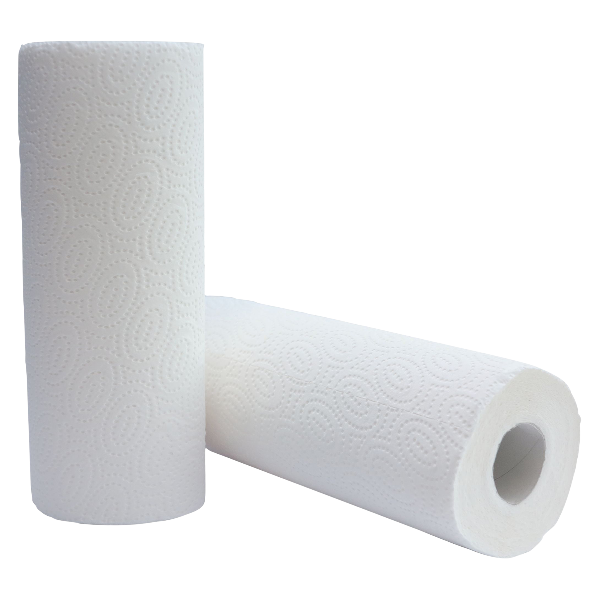 Cws Haushaltspapier – 3-lagig, Weiss, Zellstoff – Rolle 64 Blatt – Karton 32 × 64 Blatt