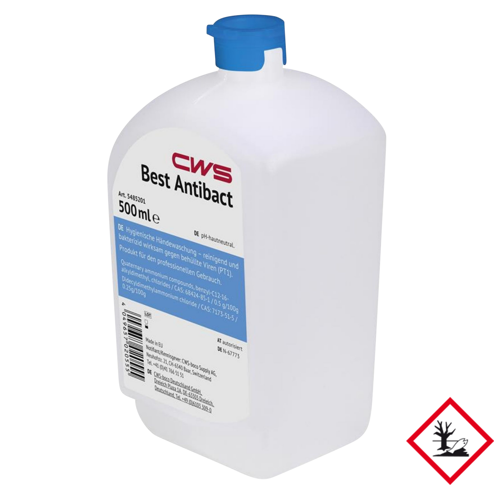 Cws Schaumseife ParadiseLine – antibakteriell, parfümfrei – 12 × 500 ml