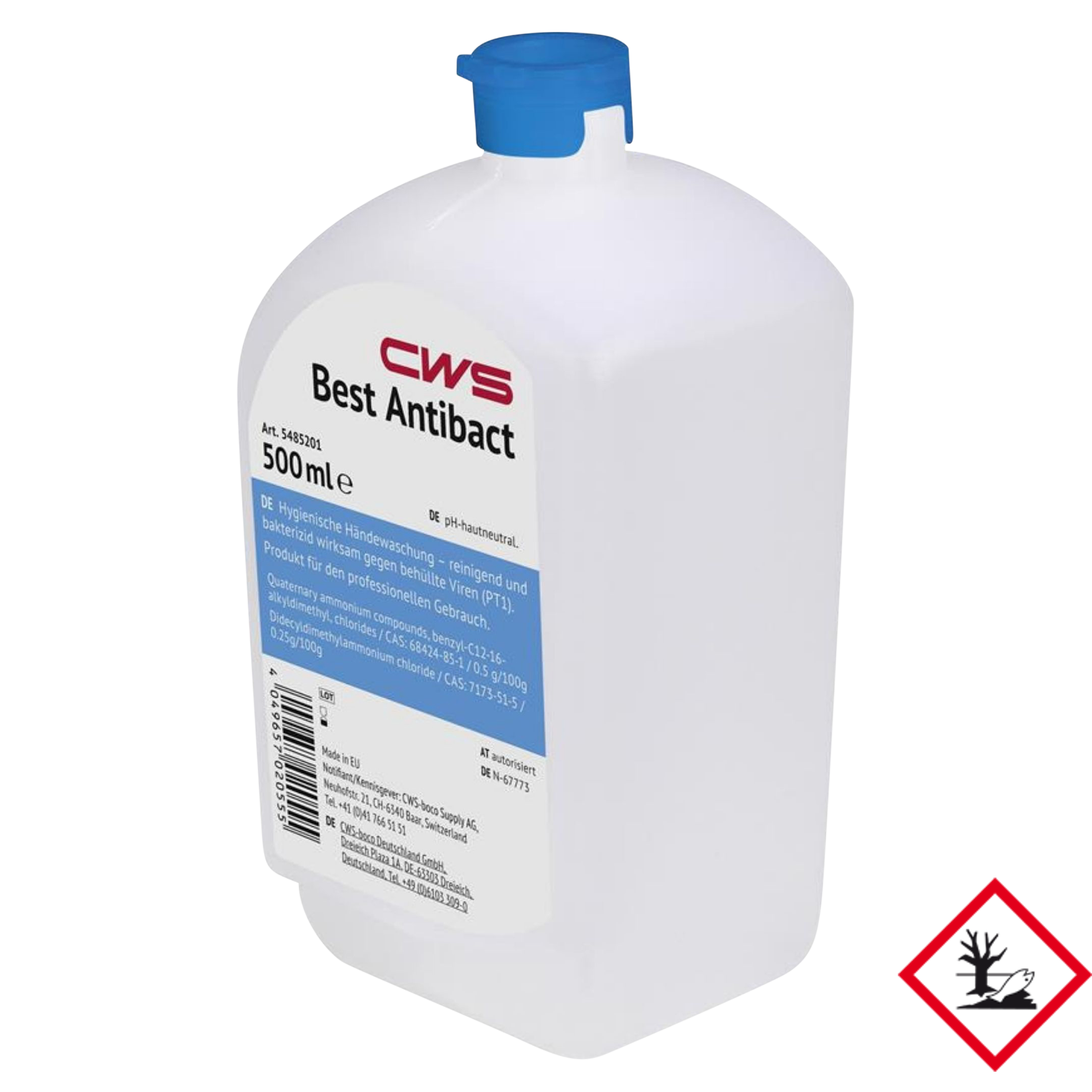 Cws Schaumseife ParadiseLine – antibakteriell, parfümfrei – 12 × 500 ml