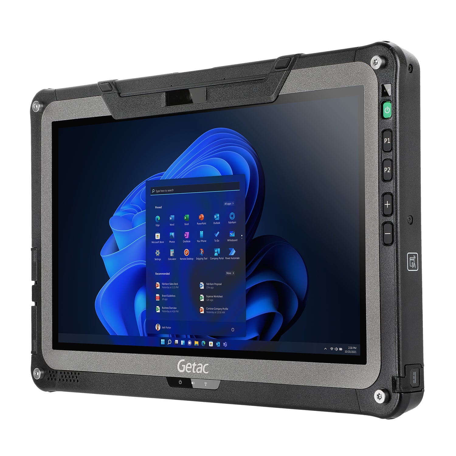 Getac F110G6 – 11,6", 256 GB, 8 GB RAM, WLAN + 4G, Windows 11 Pro