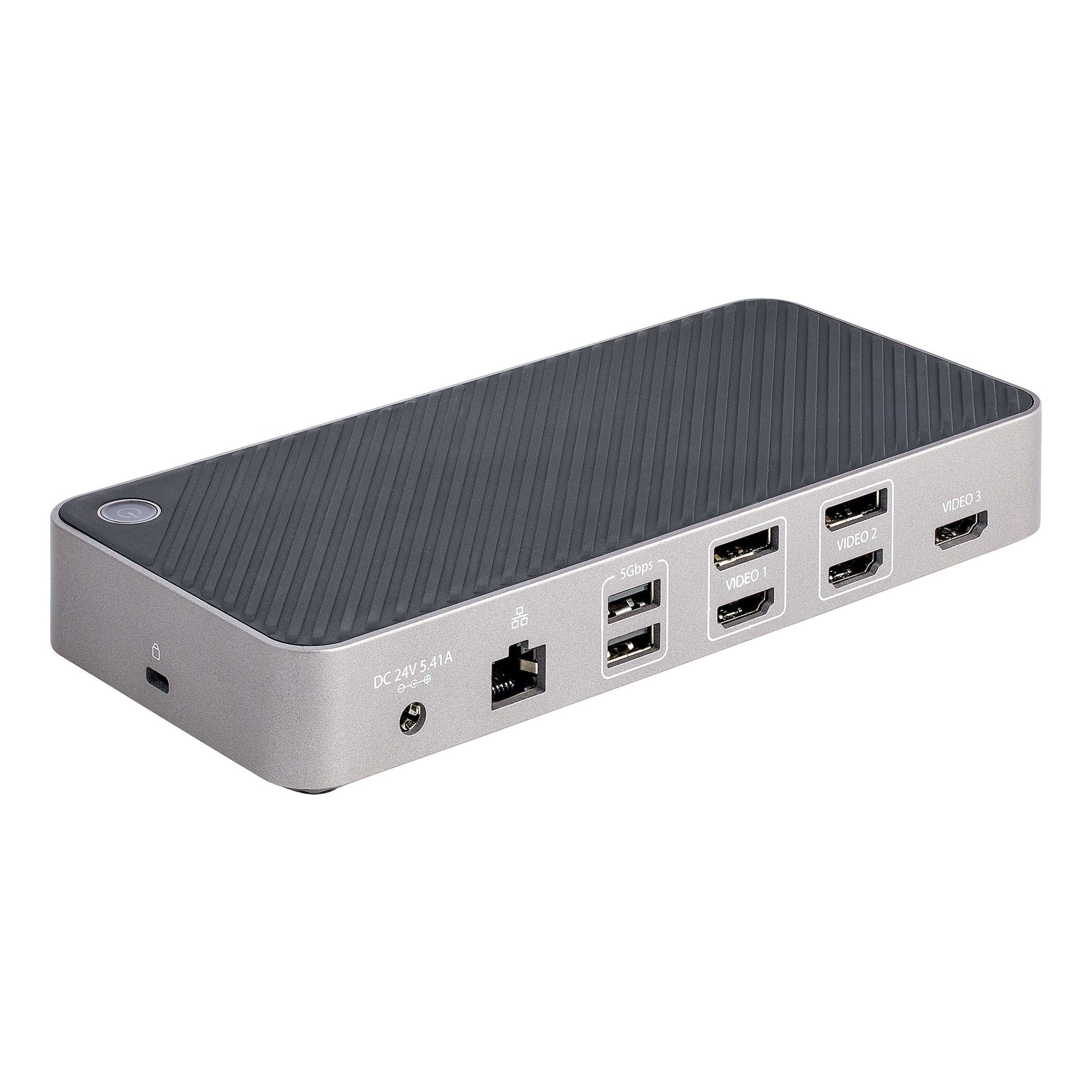 StarTech.com Dockingstation – USB-C, 2× DP, 3× HDMI, 3× USB-A, 2× USB-C, 100 W PD, GbE, für Windows/Mac