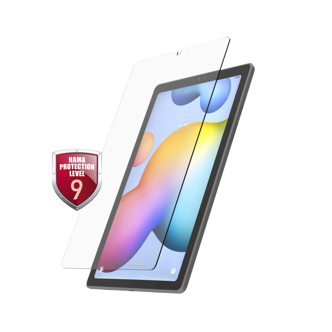 Hama Panzerglas für Samsung Galaxy Tab S6 Lite 10,4" (2020/2022/2024) – 9H, Anti-Fingerprint