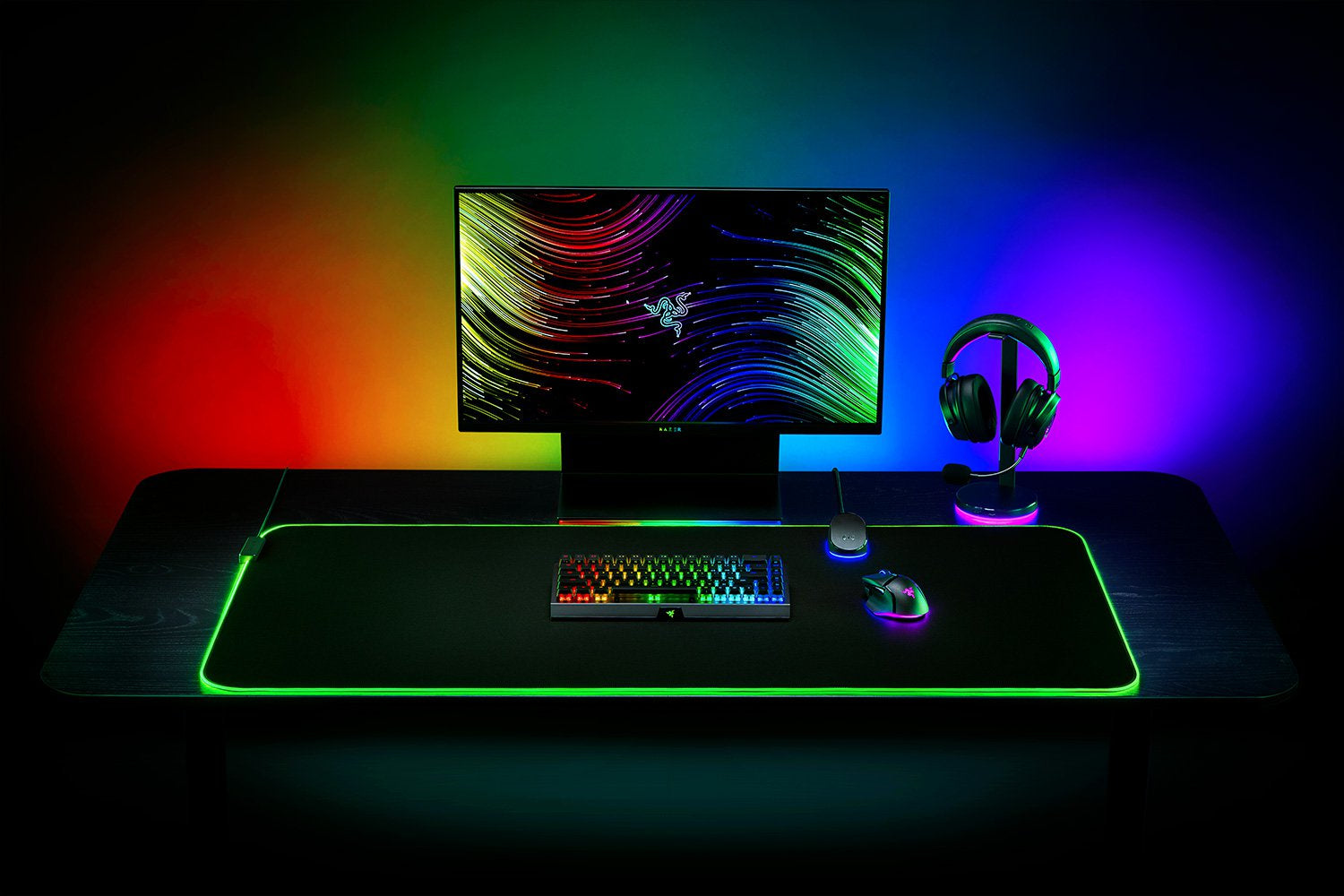 Razer Goliathus Chroma 3XL – Gaming-Mauspad – 1'200 × 550 mm, RGB, Tuch, Schwarz