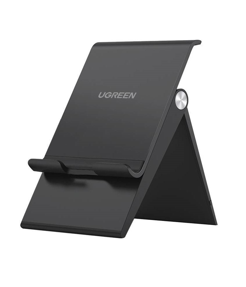 Ugreen 80903 – Tisch-Ständer – faltbar, höhenverstellbar (bis 146 mm), für Smartphones 4,7"–7,9" – Schwarz