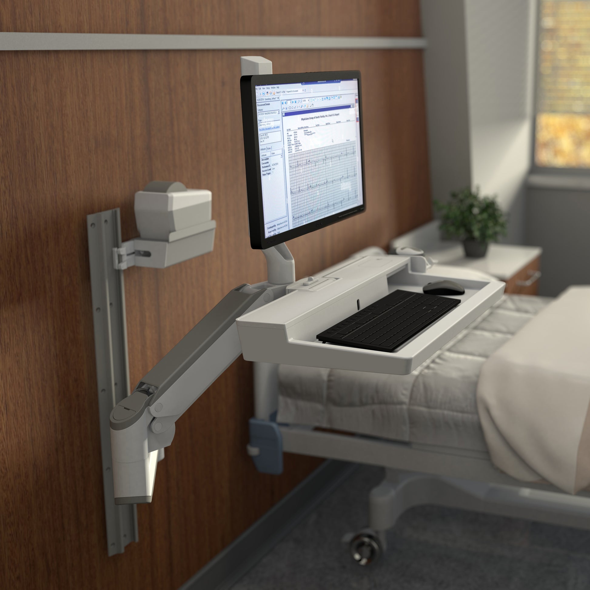 Ergotron CAREFIT COMBO Wand-Schwenkarm