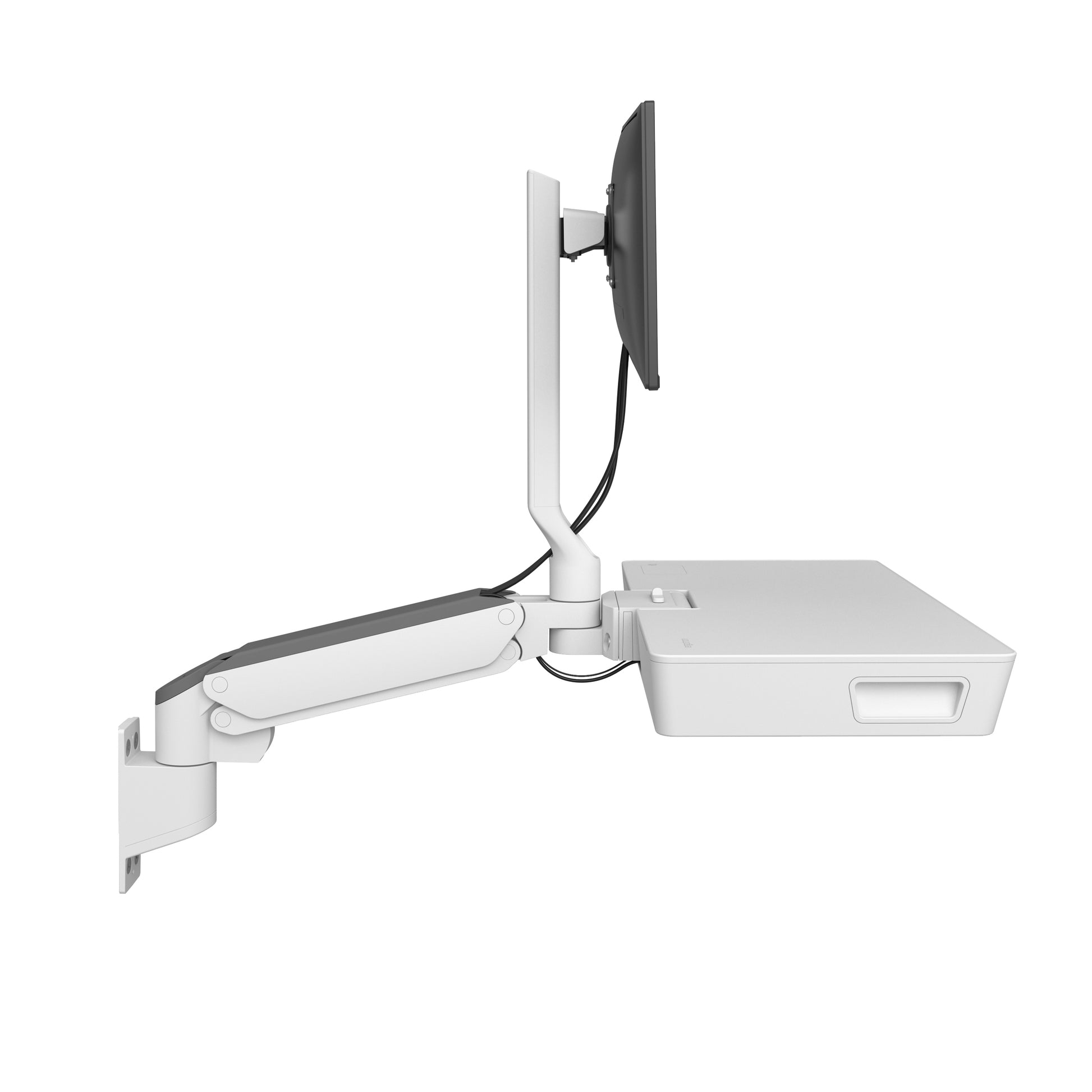 Ergotron CareFit Combo Wand-Schwenkarm – Weiss