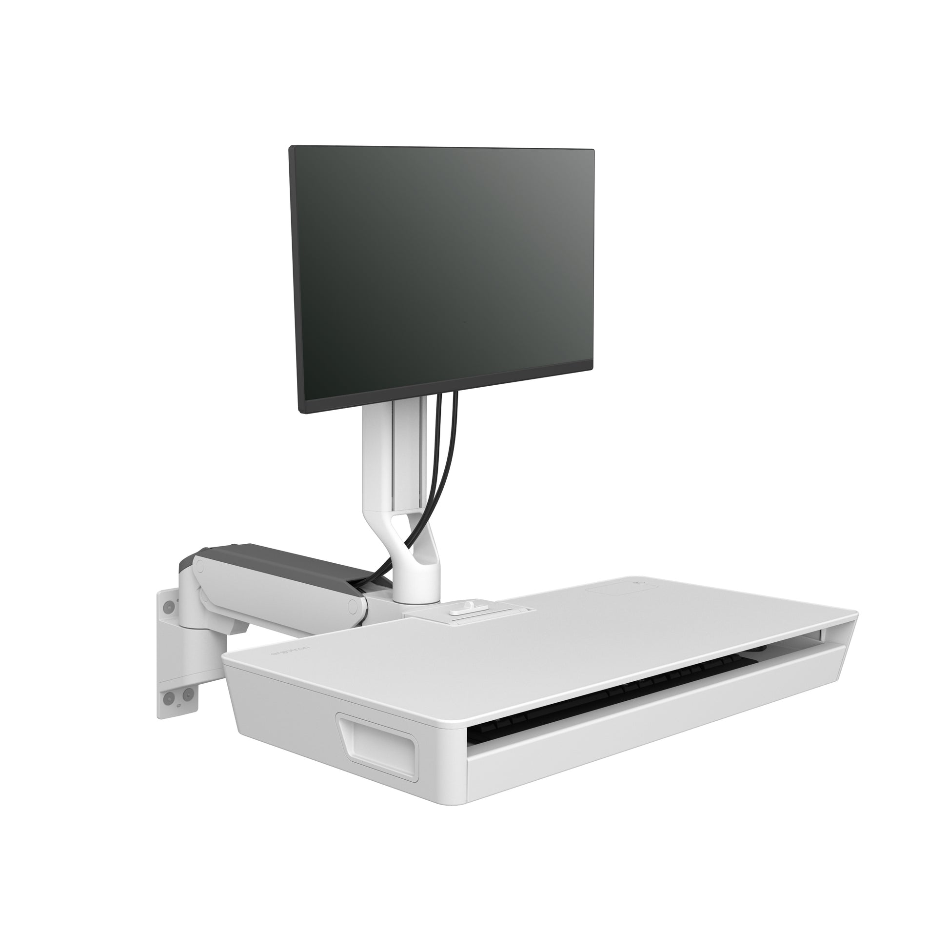Ergotron CareFit Combo Wand-Schwenkarm – Weiss