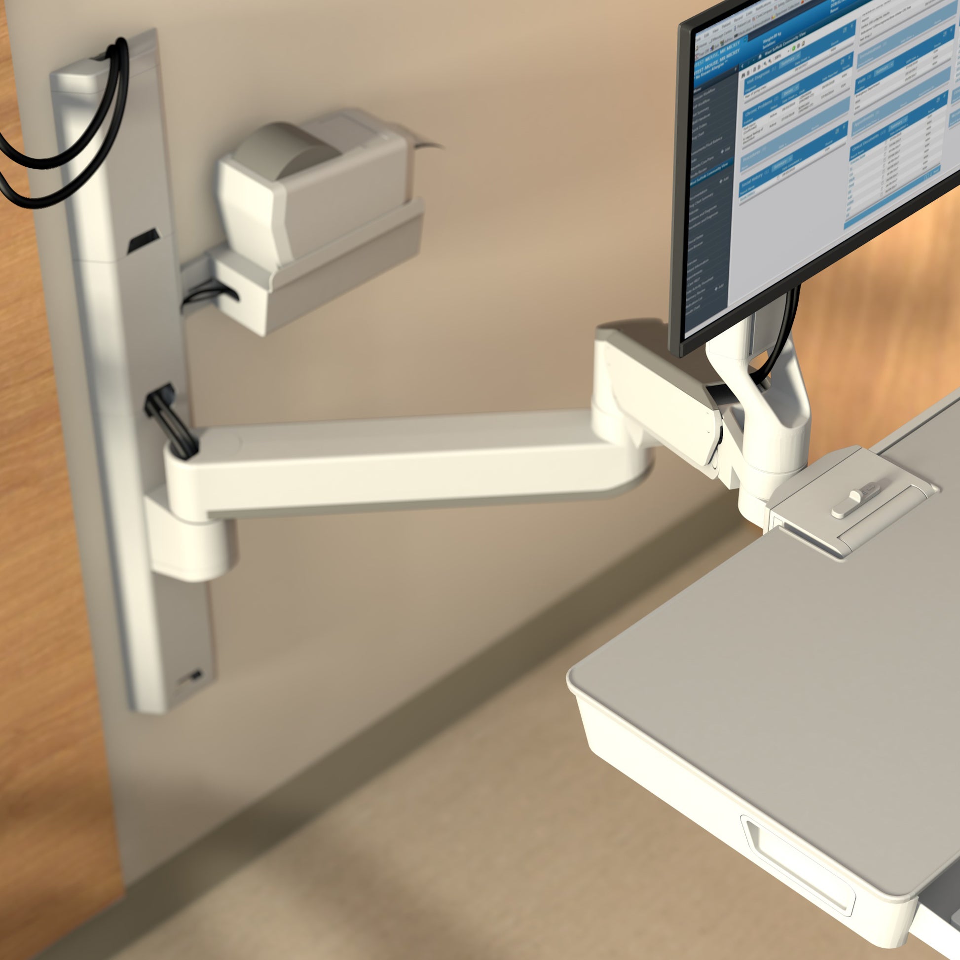 Ergotron CAREFIT COMBO EXTENDER – Zubehör: Extender, weiss