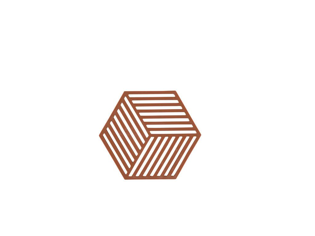 Zone Denmark Topfuntersetzer 16 × 14 × 0,9 cm, Silikon, Terrakotta