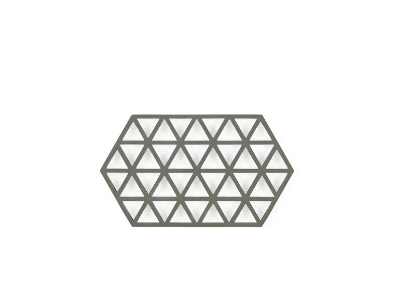 Zone Denmark Topfuntersetzer 24 × 14 × 0,9 cm, Silikon, Olivgrün