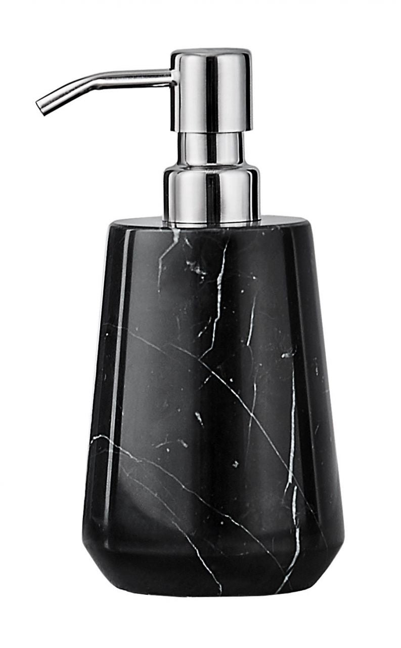 Kleine Wolke Signature Seifenspender – Marmor, Schwarz, 150 ml