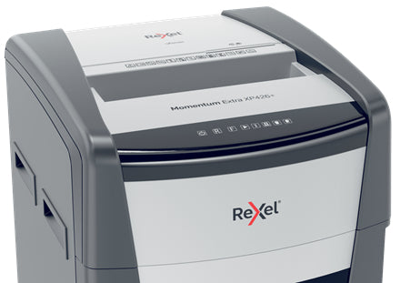 Rexel Momentum Extra XP422+ – Aktenvernichter, DIN P-4, Partikelschnitt 4 × 35 mm, 22 Blatt, 85 l