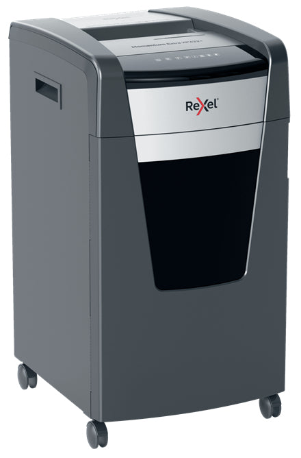 Rexel Momentum XP422+ – Aktenvernichter, DIN P-4, Partikelschnitt 4 × 35 mm, 22 Blatt, 85 l, A4
