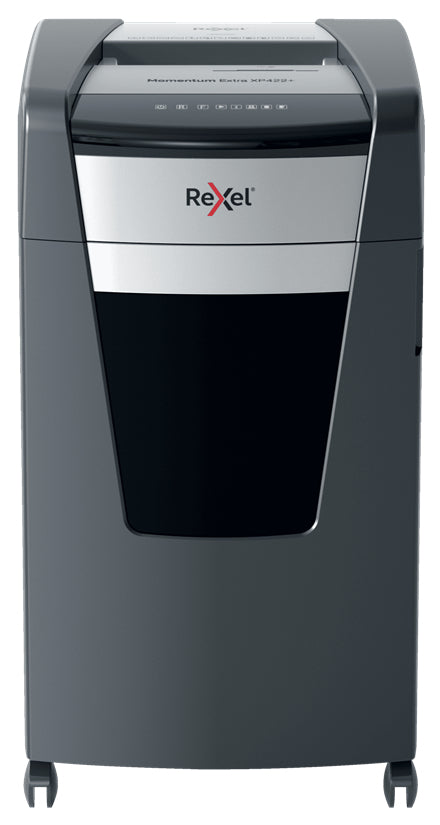 Rexel Momentum XP422+ – Aktenvernichter, DIN P-4, Partikelschnitt 4 × 35 mm, 22 Blatt, 85 l, A4