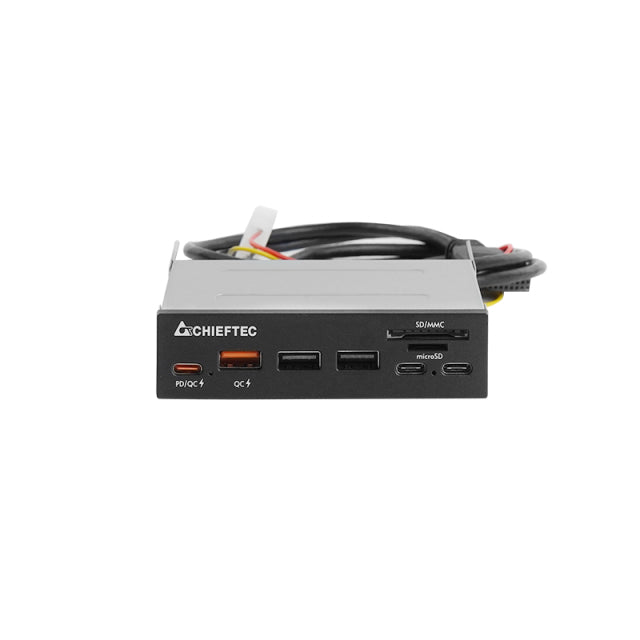 Chieftec CRD-908H Multiport-Adapter – USB-C, 2× USB-A, 2× USB-B, SD/microSD