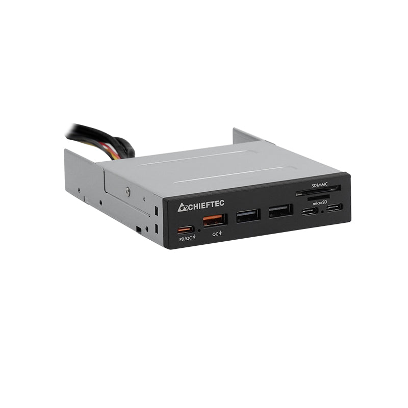 Chieftec CRD-908H Multiport-Adapter – USB-C, 2× USB-A, 2× USB-B, SD/microSD