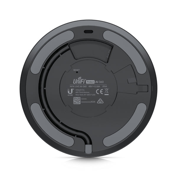 Ubiquiti UVC-AI-360 Überwachungskamera – 5 MP, 1080p, 360° Fisheye, Schwarz