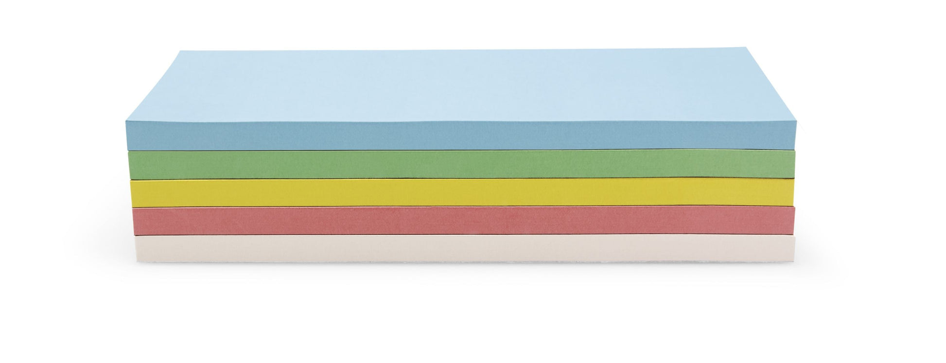 Magnetoplan Selbstklebende Moderationskarten – 200 × 95 mm – sortiert, 250 Stück