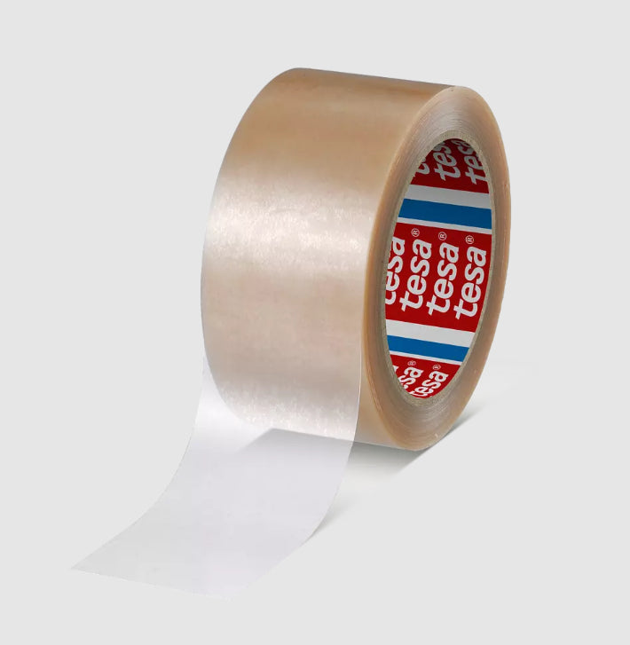 tesa Vinylband – 30 mm × 66 m, transparent, stark