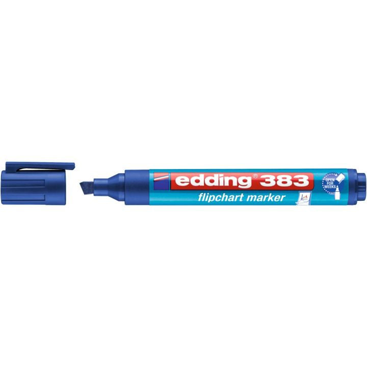 Edding Flipchart-Marker 383 – Keilspitze 1-5 mm – Blau