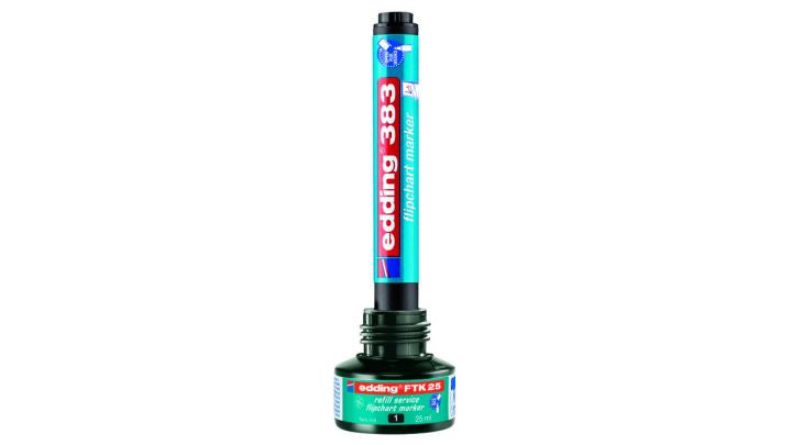 Edding Flipchart-Marker 383 – Keilspitze 1-5 mm – Rot – Nachfüllbar