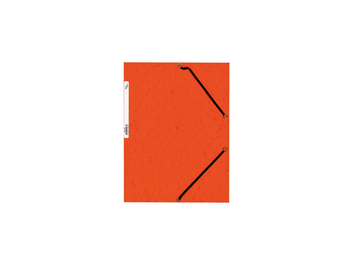 Buroline Gummibandmappe A4 – Karton, Orange, 10 Stk.