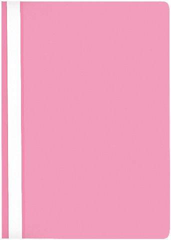 Buroline Schnellhefter für A4, Polypropylen (PP), Pink – Transparenter Vorderdeckel, mit Abheftvorrichtung