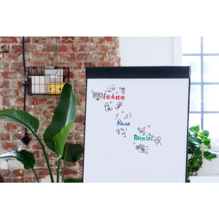 Edding Flipchart-Marker 31 EcoLine – Rundspitze 1,5-3 mm – Grün – Nachfüllbar