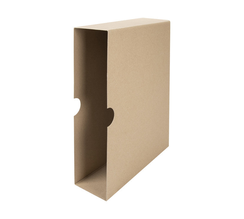 Biella Ordnerhülle/Futteral A4 – 70 mm, Braun, Karton, 5er Pack