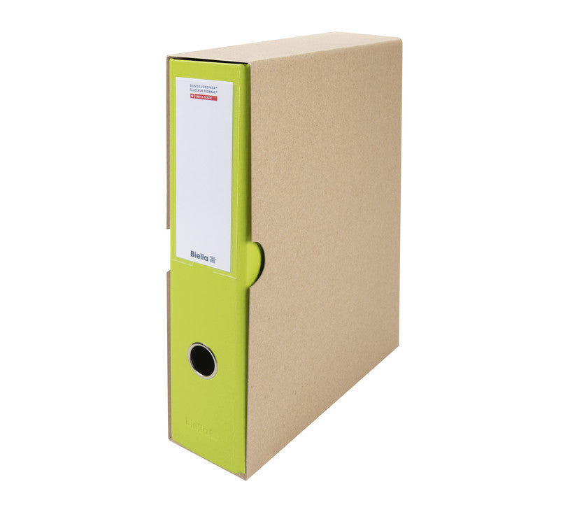 Biella Ordnerhülle/Futteral A4 – 70 mm, Braun, Karton, 5er Pack