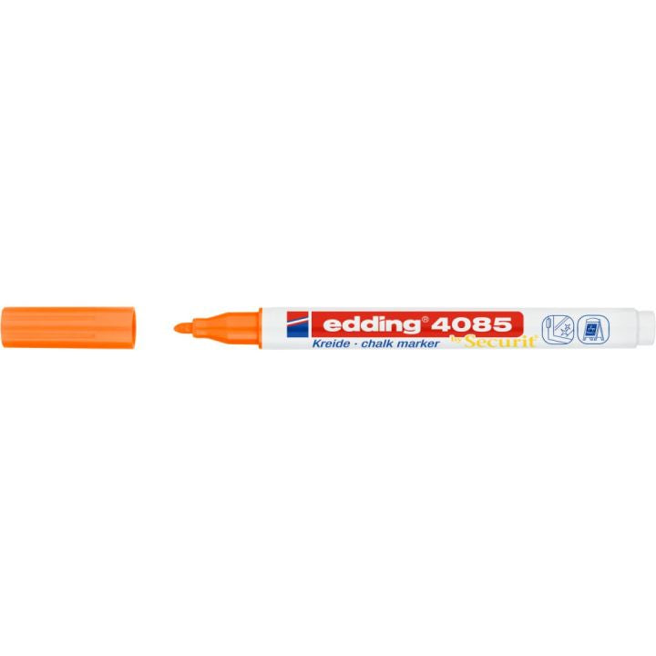 Edding 4085 Kreidemarker – Rund 1–2 mm – Orange, für Glas