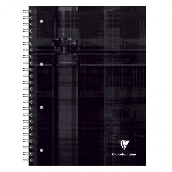 Clairefontaine Schulheft, A4, 5 mm kariert, Spiralbindung, 120 Blatt – mehrfarbig, 5er-Pack