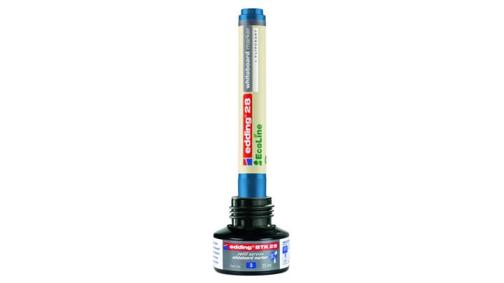 Edding Board Marker Tusche für Edding 250, 28, 29 + 3 weitere – rot, löschbar, 25 ml