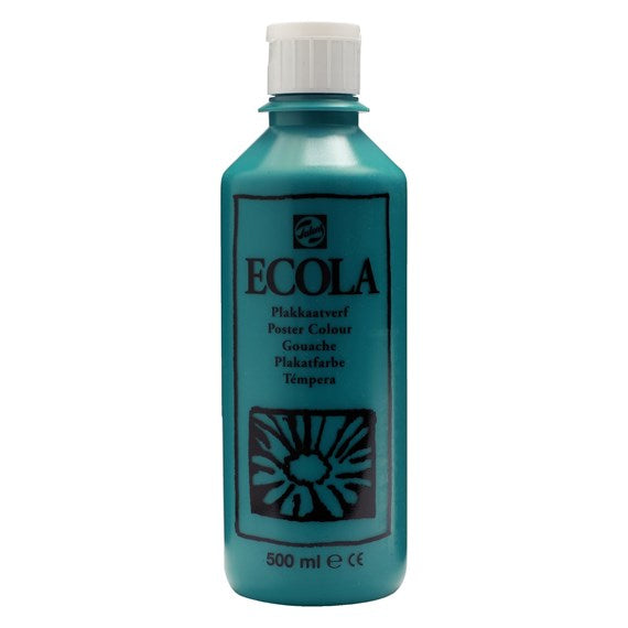 Talens Ecola – Plakatfarbe – Dunkelgrün, 500 ml