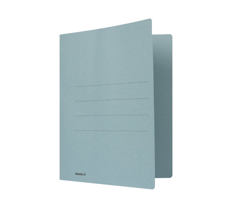 Biella Schnellhefter 25040305U – A4, Karton, Blau, Heftzunge, 240 g/m², 50 Stk.