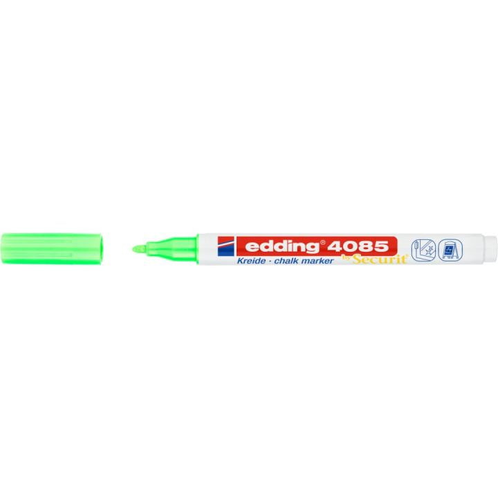 Edding 4085 Kreidemarker – Rund 1–2 mm – Grün, für Glas und andere glatte Oberflächen