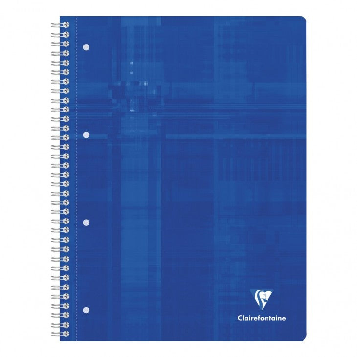 Clairefontaine Collegeblock, Spiralbindung, 80 Blatt, 4-fach gelocht, perforiert
