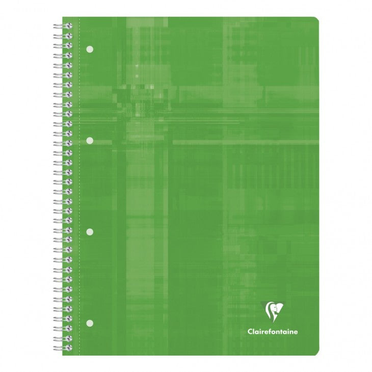 Clairefontaine Collegeblock, Karton, 120 Blatt, 4-fach gelocht, perforiert, 90 g/m² – sortiert